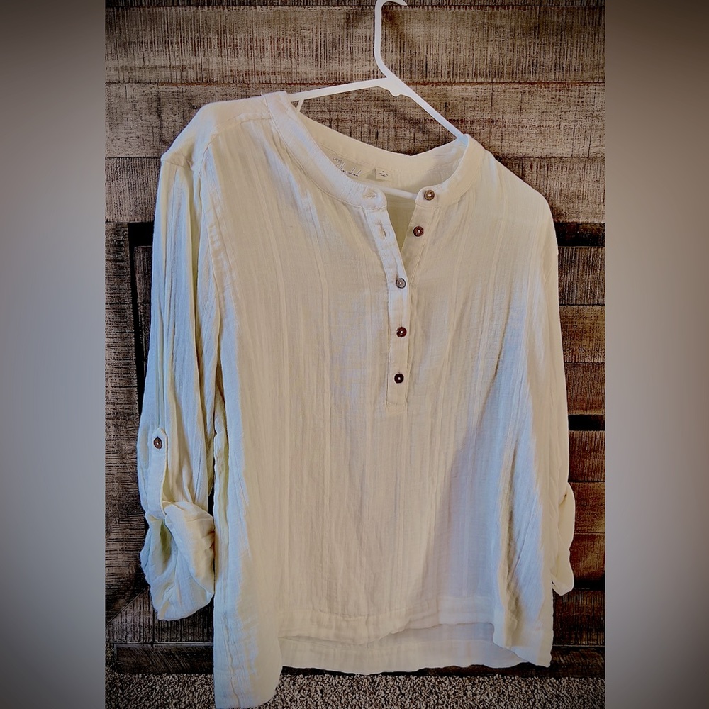 Caffe’ Marrakesh white blouse